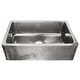 preview thumbnail 3 of 5, Lange Crafted Stainless Steel 32" Single Bowl Farmhouse Apron Front Undermount Kitchen Sink