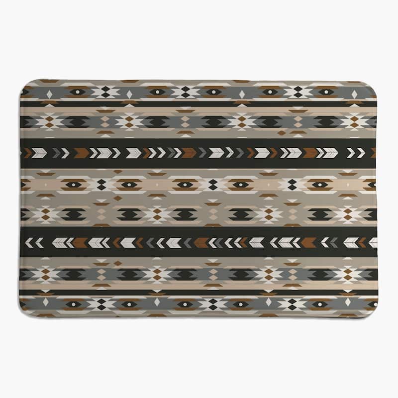 Laural Home Mesa Gray Memory Foam Rug