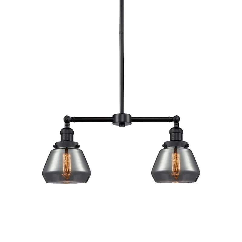 Innovations Lighting Fulton 2 Light 21" Wide Linear Chandelier