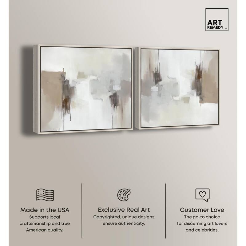 Watercolor Horizon Canvas by Art Remedy