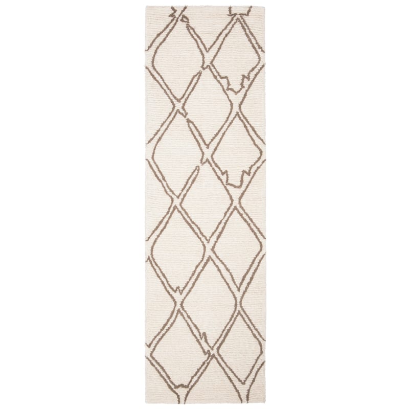 SAFAVIEH Handmade Casablanca Shag Charlyne Tribal Wool Rug