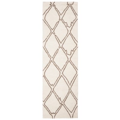 SAFAVIEH Handmade Casablanca Shag Charlyne Tribal Wool Rug