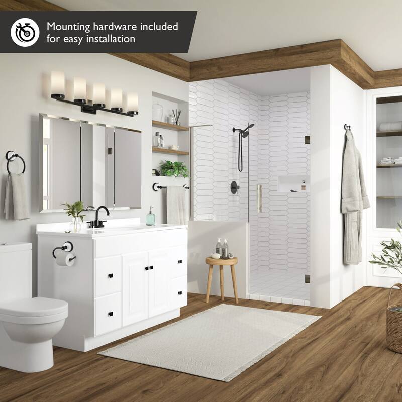 Design House 188425 Savannah 4 Piece Bathroom Package with 26-1/2"