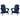 Polytrends Alvaro Outdoor Adirondack Chair with Cup Holder (Set of 2)