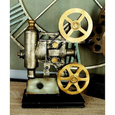 Black Metal Camera Film Decorative Sculpture