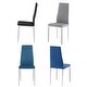 preview thumbnail 1 of 31, Grondin Modern Minimalist Style Upholstered Dining Chair Set with High Density Sponge Padded and Chrome Metal Legs