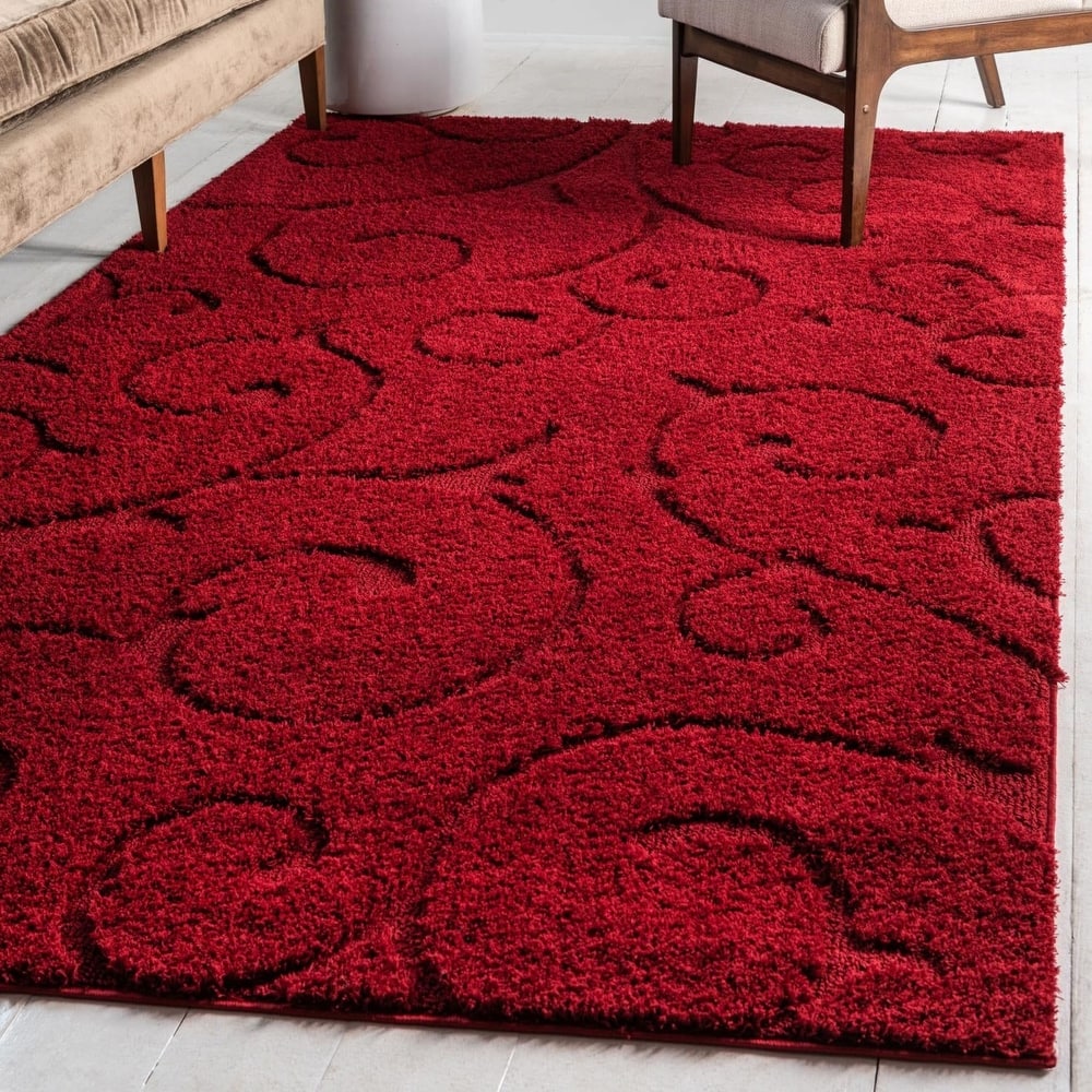 Shag Milson Collection Area Rug