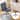 Indoor Armless Swivel Rocking Chair, Tufted Back Leisure Lounge with Cross-Legged Design and Cotton Linen Fabric
