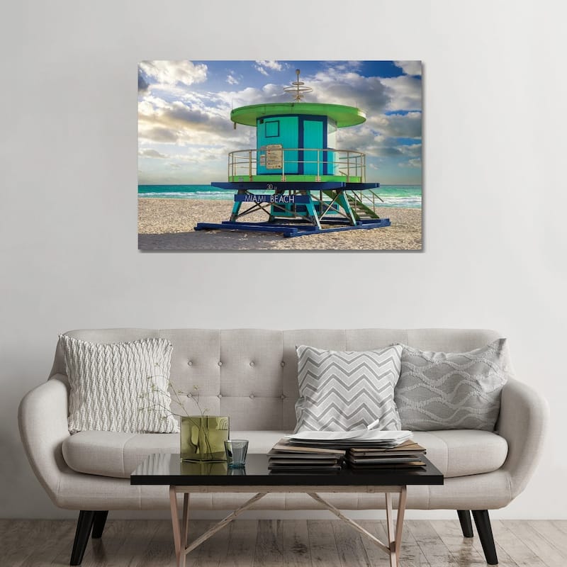 iCanvas "Miami Beach Blues, Florida" by Susanne Kremer Canvas Print - 32x48x1.5
