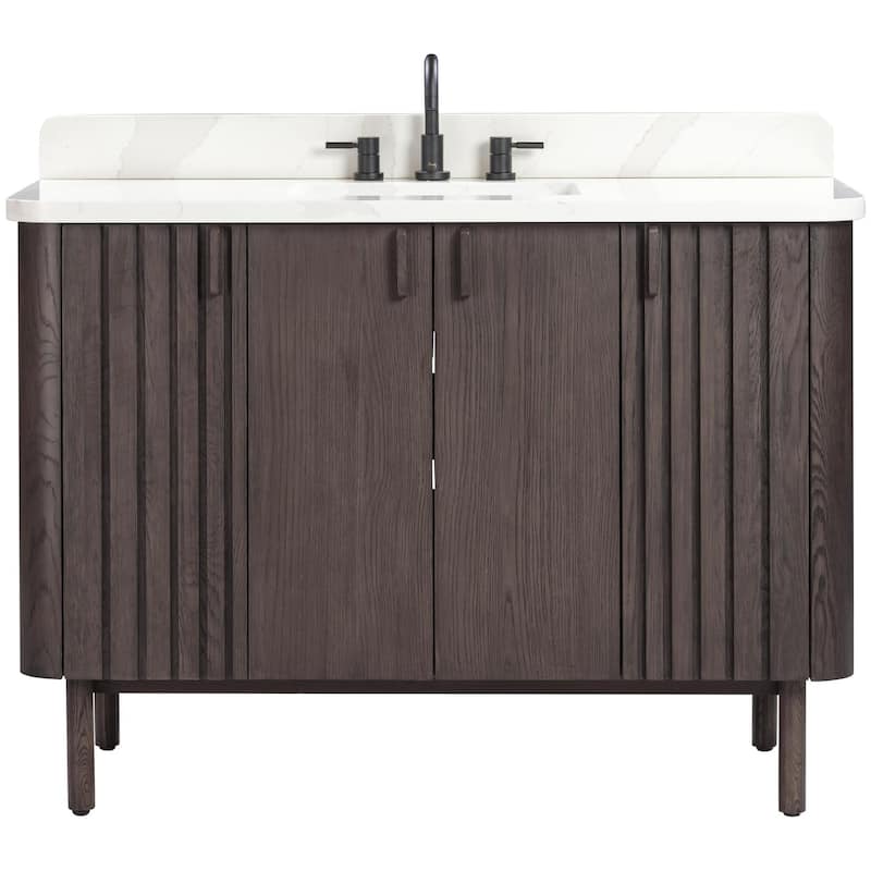 Avanity BLAKELY-VS49 Blakely 49" Free Standing Single Basin Vanity Set - Brown Oak