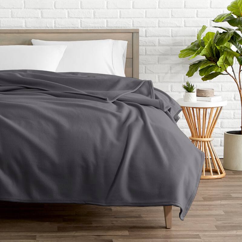 Bare Home Lightweight Polar Fleece Blanket