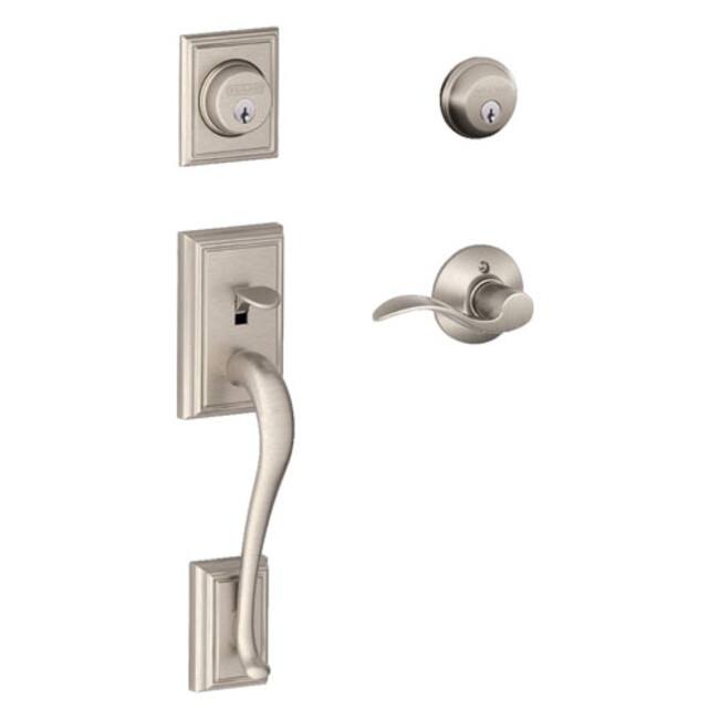 Schlage Addison Double Cylinder Handleset with Left Handed Interior