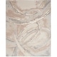 preview thumbnail 15 of 17, Nourison Brushstrokes Indoor only Abstract Area Rug 12' x 15' - Beige/Grey - Rectangle