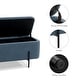 preview thumbnail 18 of 31, MCombo Storage Ottoman Bench, Teddy Fabric Upholstered Footstool with Storage Space - 15.7"D x 47.2"W x 20.5"H