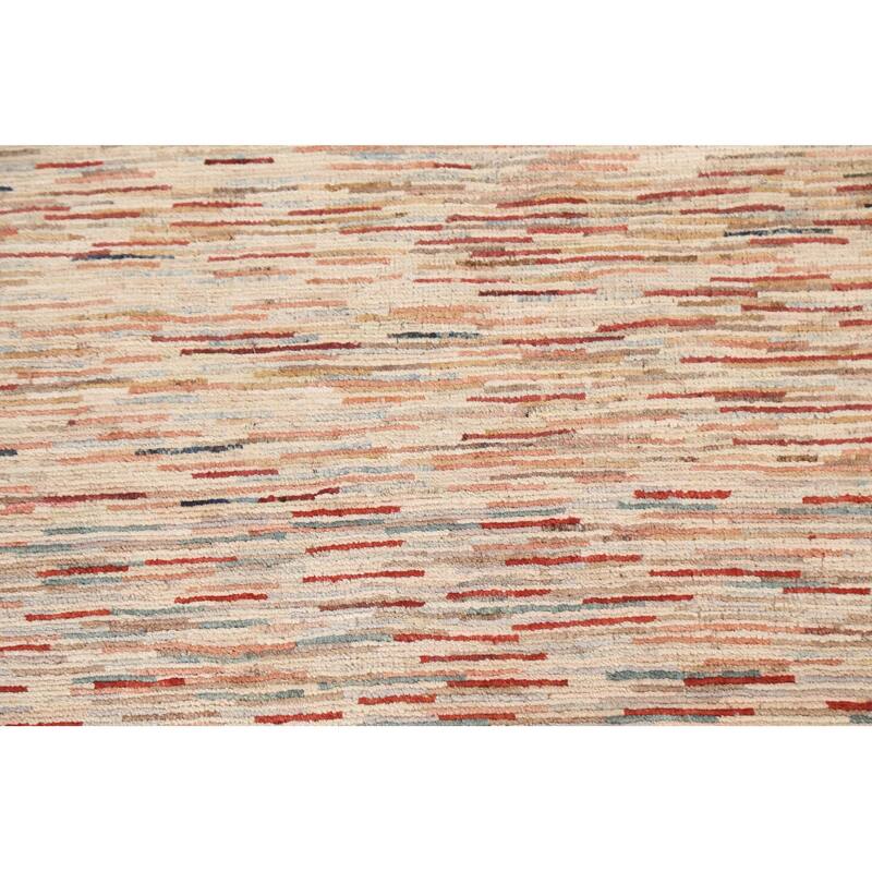 Contemporary Wool Gabbeh Kashkoli Oriental Area Rug Handmade Carpet - 2'9" x 4'0"