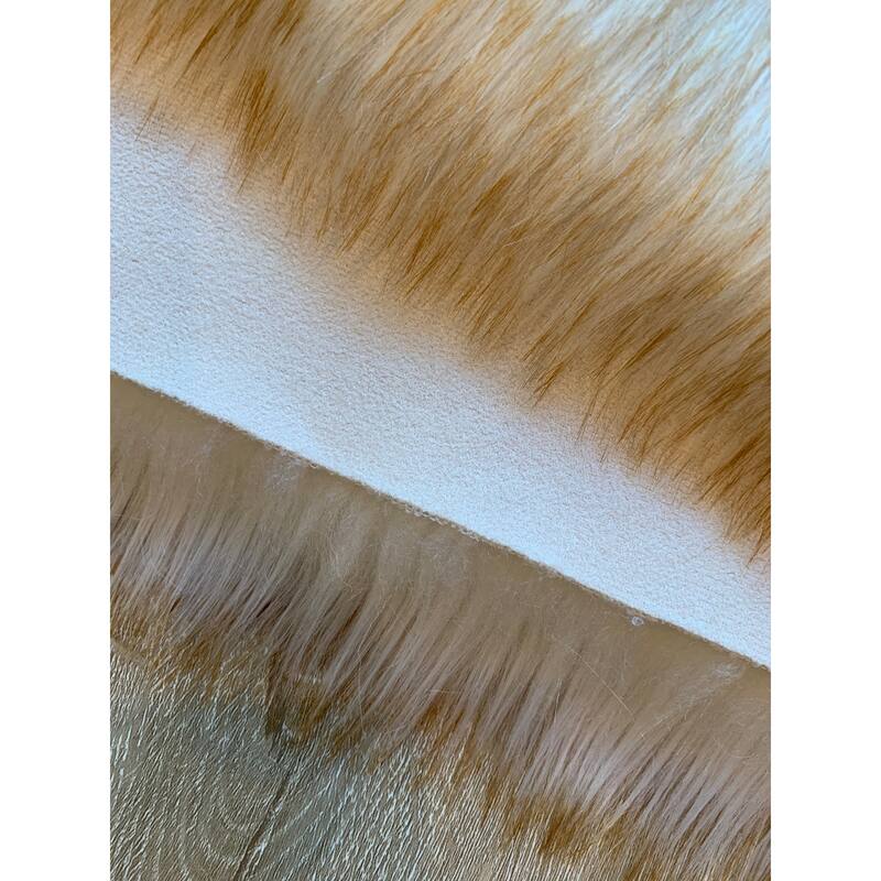 Ovella Home Premium Luxurious Faux Sheepskin 2-Pelt Plush Shag Accent Rug - 3' x 4' - 3' x 4'