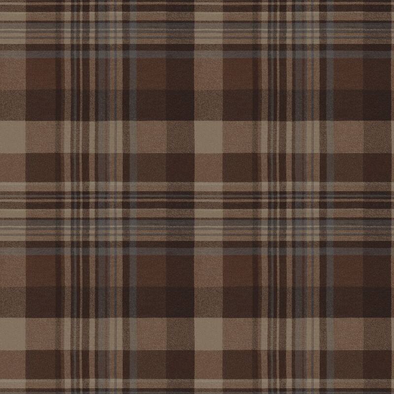 Dutton Plaid Rust Wallpaper