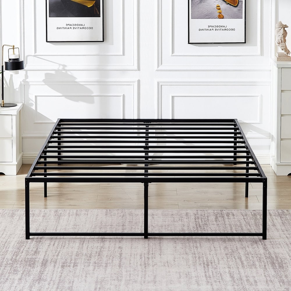 Javlergo 16 Inch Metal Platform Bed Frame