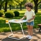 preview thumbnail 14 of 17, Adjustable Height Kids Writing Desk Durable, Ergonomic Study Table for Children Safe, Easy Clean & Space Saving, Black