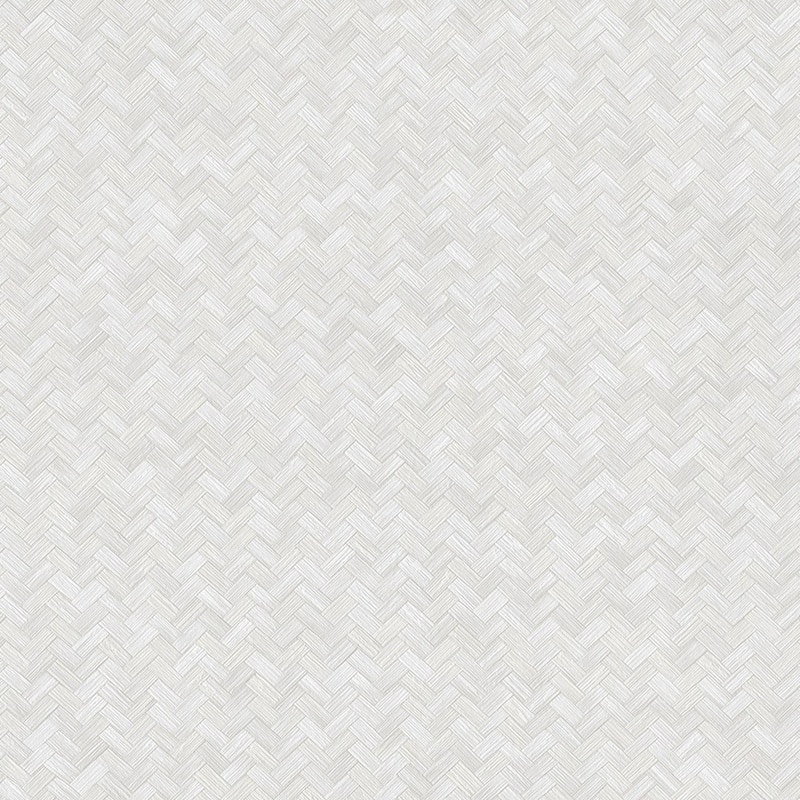 Braided Geometric Pattern Jute Basket Weave Chevron Wallpaper