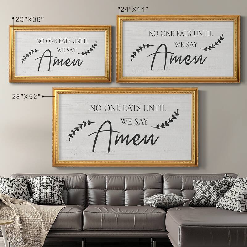 Navy Gold Map Premium Framed Canvas- Ready to Hang