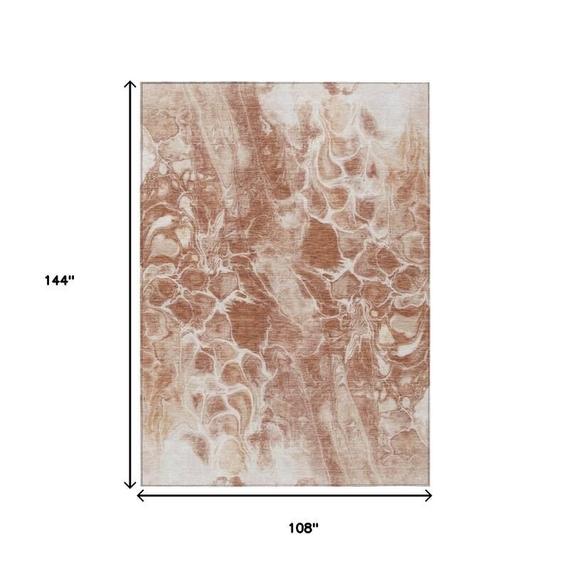 HomeRoots Abstract Transitional Rectangle Outdoor Rug