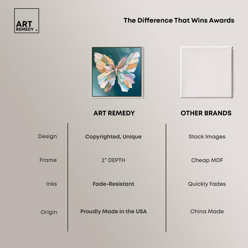 Wings of Duality Canvas by Art Remedy