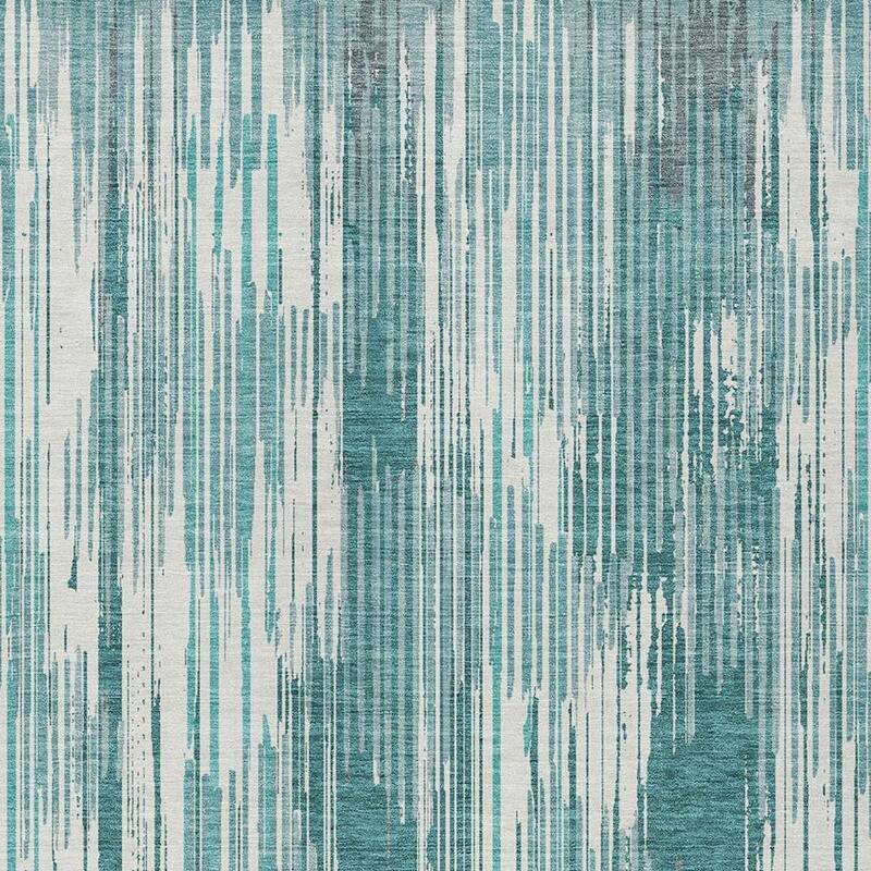 HomeRoots Striped Transitional Rectangle Outdoor Rug