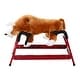 preview thumbnail 3 of 9, Classic Plush Rocking Bull Toy with Authentic Sounds, Soft Body and Easy-Grab Handle for Kids 3+, Safe for Up to 176 lbs