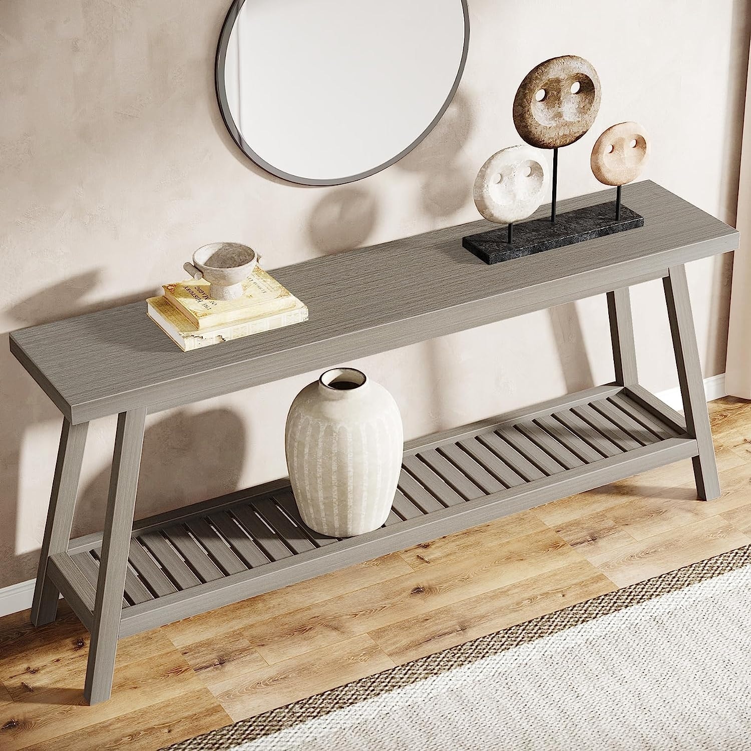 Extra Long Console Entryway Table, 70.9 Inches Console Table