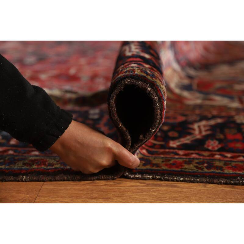 Hand Knotted Oriental 100% Wool Carpet Traditional Medallion Red Heriz (serapi) Area Rug - 15' 0'' X 11' 8''