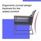 preview thumbnail 3 of 16, Patio Wicker Loveseat with Cushions