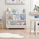preview thumbnail 3 of 5, COSTARS Toy Storage Organizer, Kids Bookshelf and Toy Storage with Legs, 5 Cube Storage Organizer