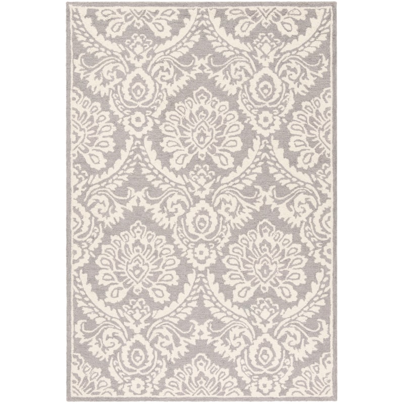 SAFAVIEH Handmade Blossom Esta Modern Floral Wool Rug