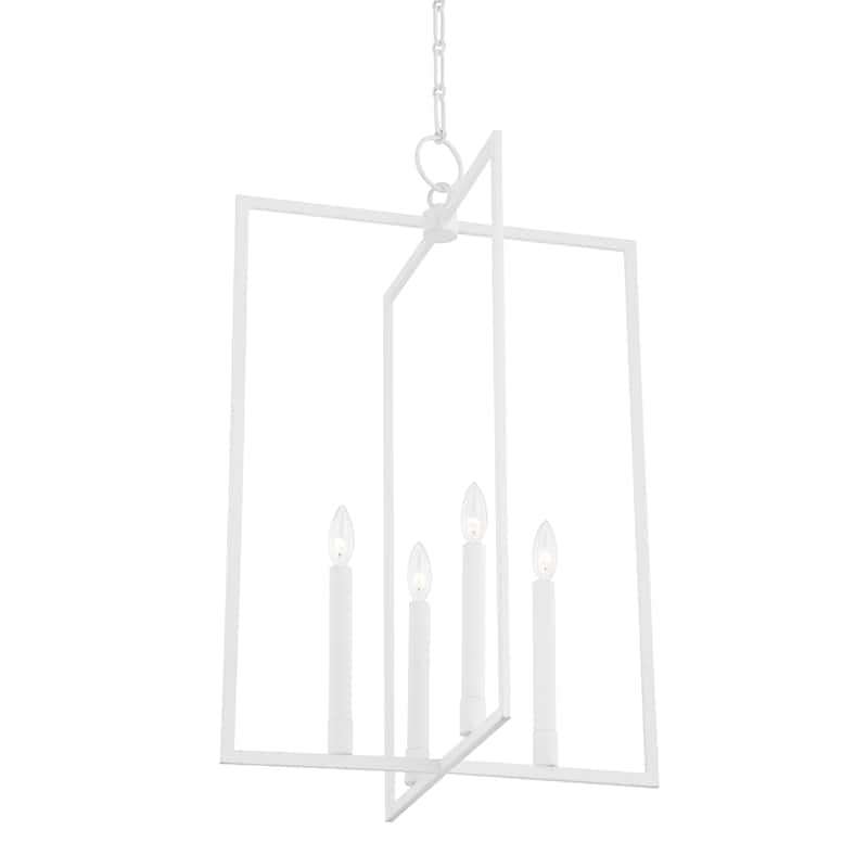 Middleborough 4-Light Large Pendant by Mark D. Sikes - White Plaster
