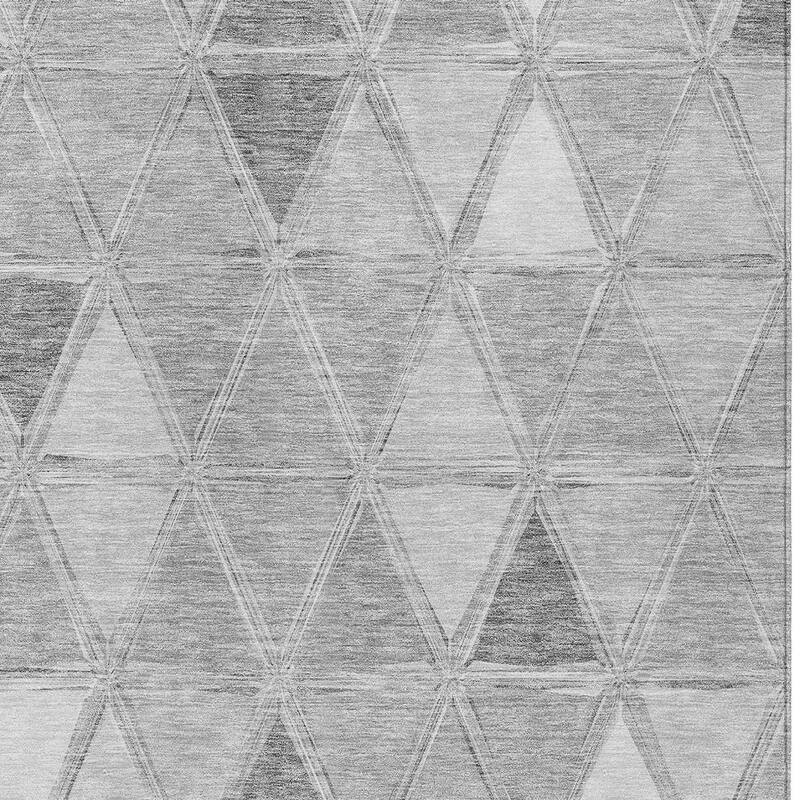 HomeRoots Geometric Transitional Rectangle Outdoor Rug