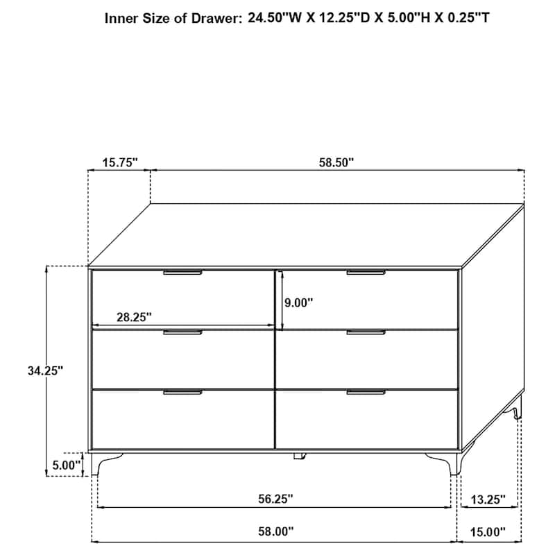 James White 4-piece Queen Bedroom Set