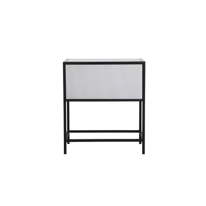 Modern Mirrored End Table