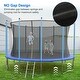 preview thumbnail 7 of 14, 16FT Trampoline, Recreational Trampolines with Enclosure Net and Ladder