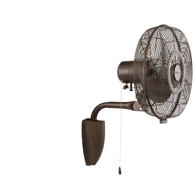 Kichler Pola 18" Indoor / Outdoor Oscillating Wall Mount Fan