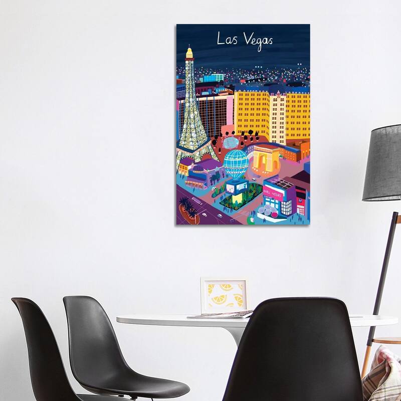 iCanvas "View from Above Las Vegas" by Carla Daly Canvas Print - 40x26x1.5