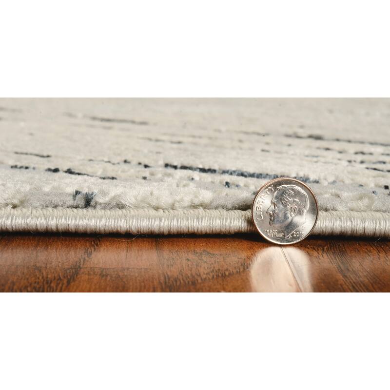 Strick & Bolton Alyosha Abstract Striped Area Rug