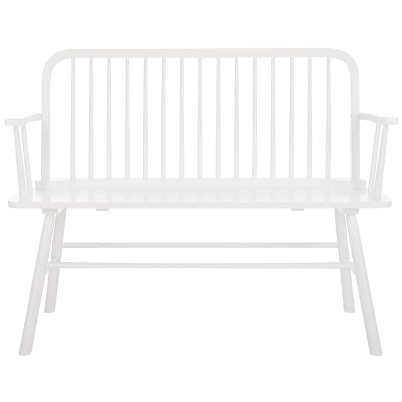 SAFAVIEH Tella Farmhouse Solid Wood Spindle Bench - 47Wx19Dx35H