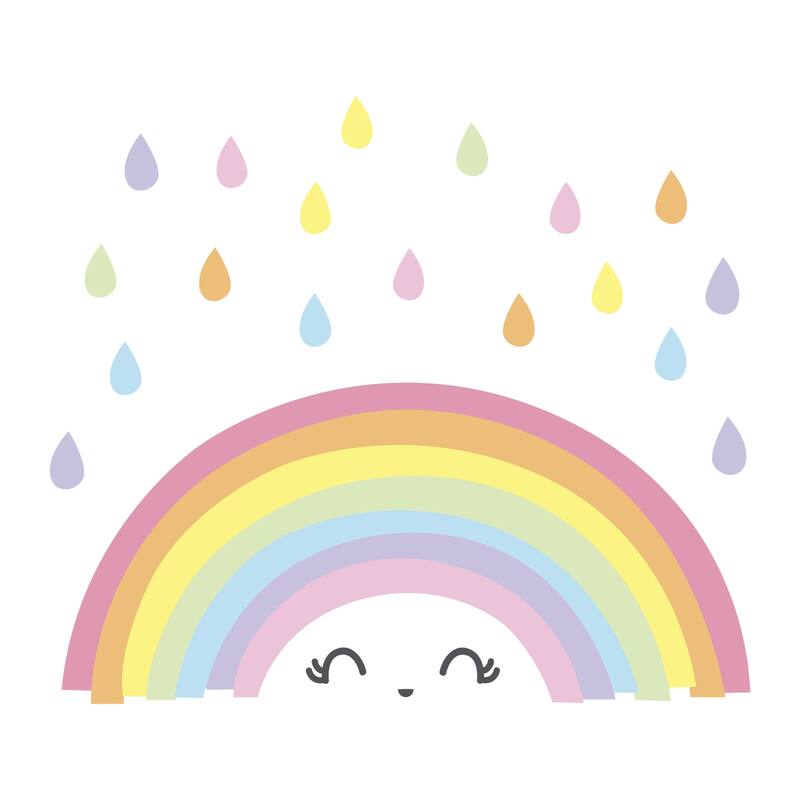 Walplus Fantasy Rainbow Children Wall Stickers Kids Girl Nursery Decor