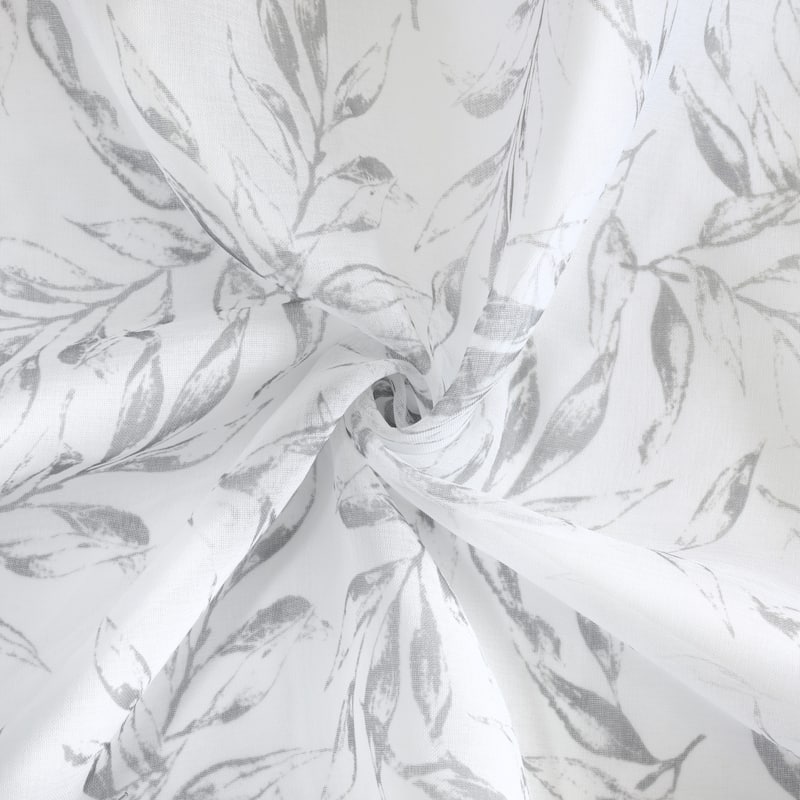Jenny Sheer Botanical Print Grommet Curtain Panel by Habitat