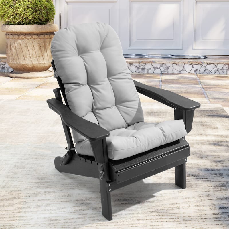 Outdoor Adirondack Chair Cushion Rocking Chair Cushions Thickened Patio Chair Pad with Sunbrella