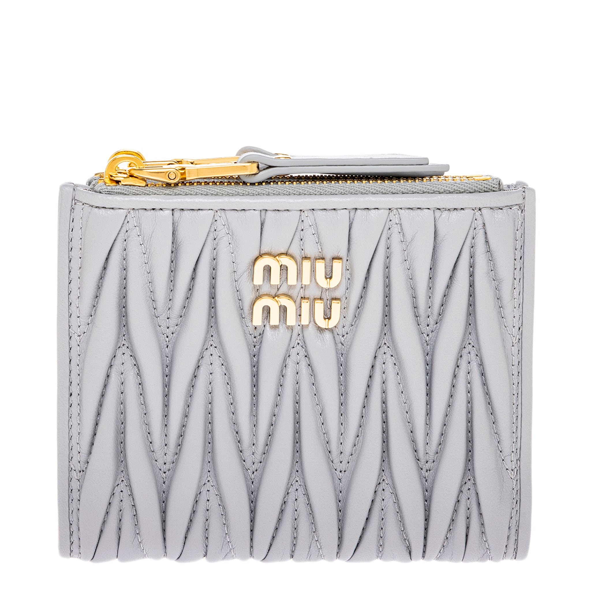 Miu Miu Small Matelassé Leather Wallet