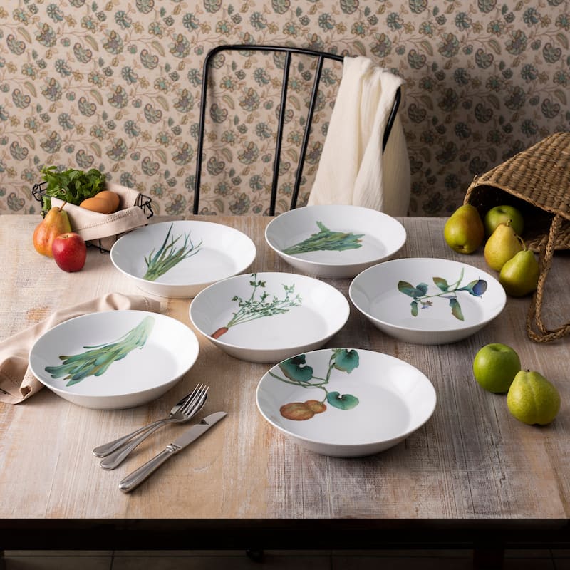 Kyoka Shunsai Set of 4 Coupe Dinner Bowls, 9-3/4", 43 oz.