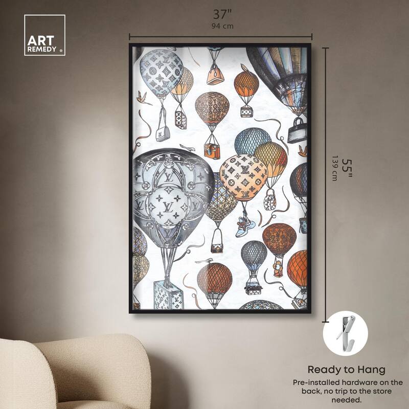 Doll Memories - Fashion Balloons Shadowbox by Art Remedy