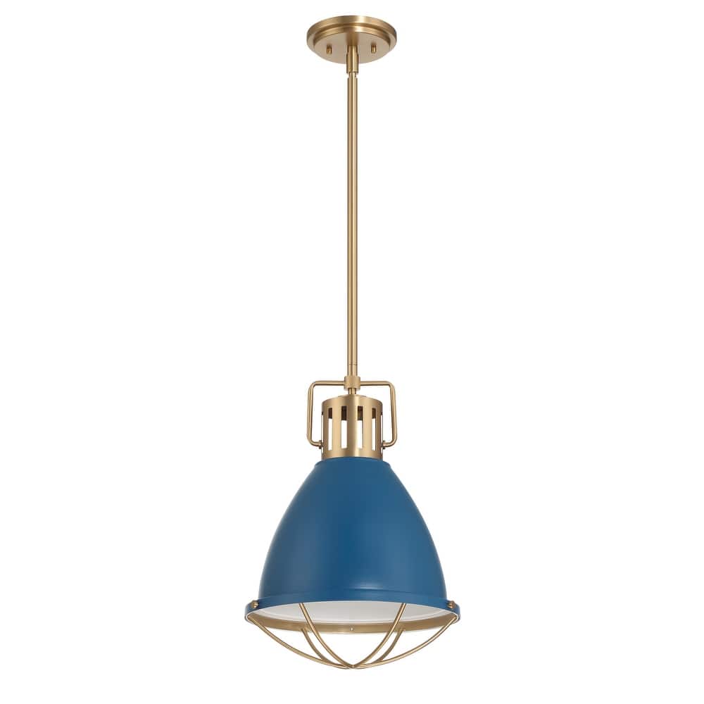 Kent Caged Metal Ceiling Light - 12.7"L x 12.7"W x 17.3"H